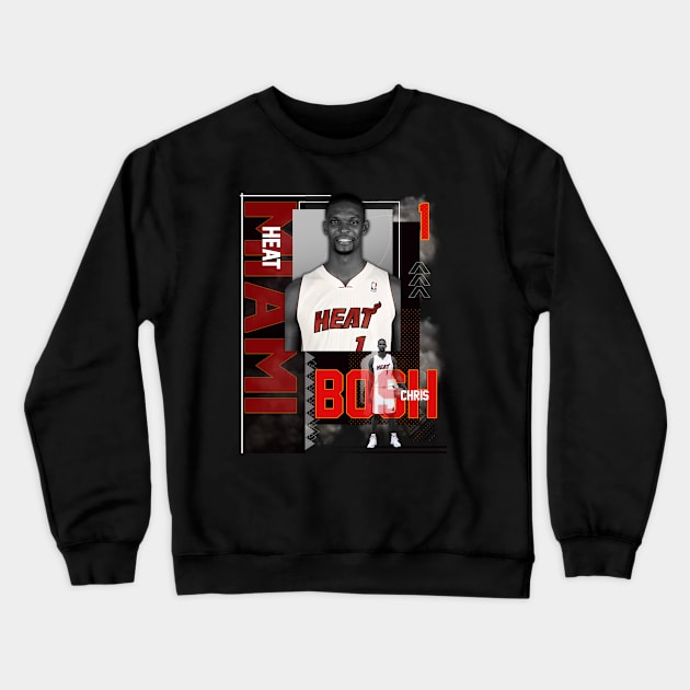 Chris Bosh 1 Crewneck Sweatshirt by today.i.am.sad